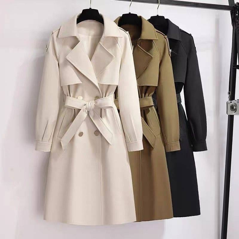 Hepburn Style Woolen Coat Women's Autumn and Winter 2024 New Style Gentle Style Korean Style High-end Suit Long Woolen Coat Hepburn Style Woolen Coat Women's Autumn and Winter 2024 New Style Gentle Style Korean Style High-end Suit Long Woolen Coat