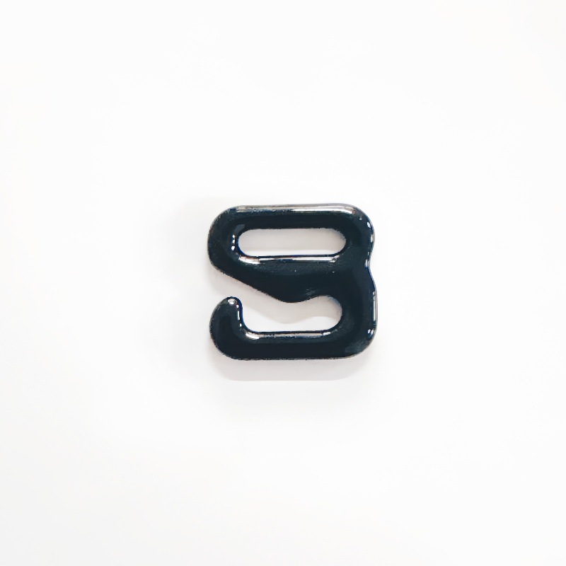 Botón de ropa interior de metal en stock, aleación de zinc de plástico, sujetador redondo en forma de octeto y nueve, botón de ajuste de cintura de hombro.