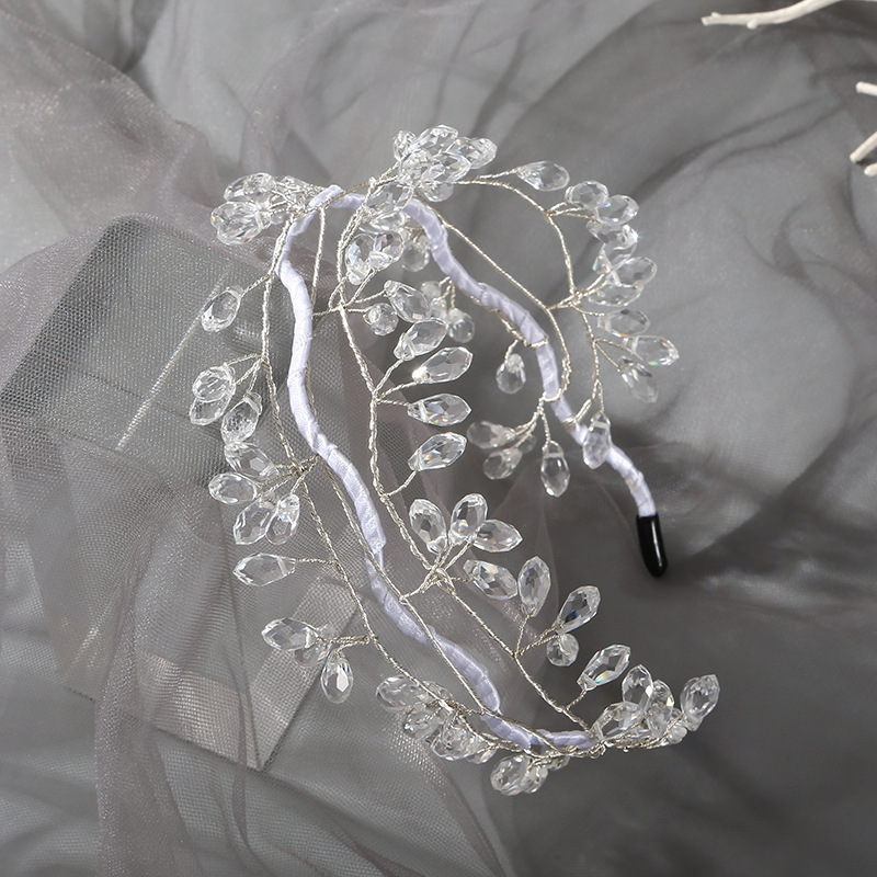 *Crystal Headband-White*