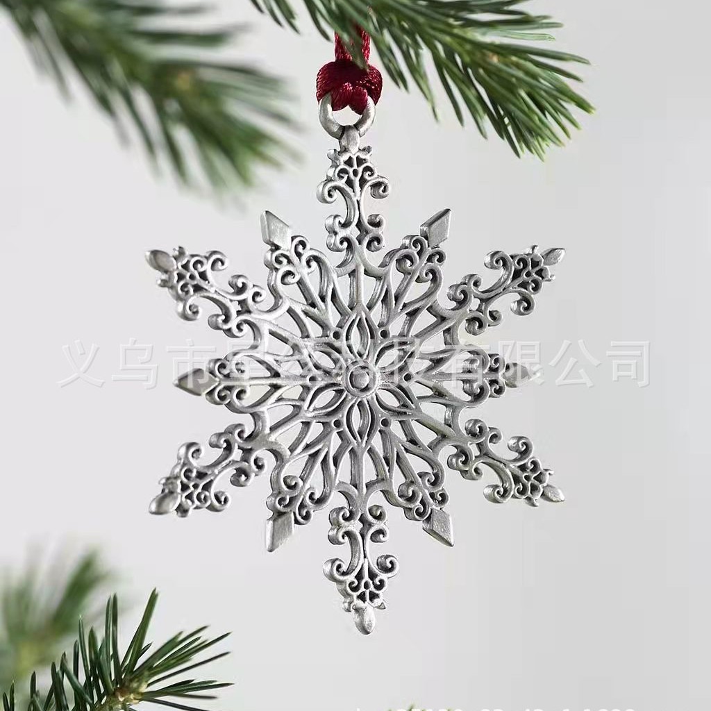 Cross-Border Nuevo Hogar Decoraciones decoraciones de Navidad colgante de metal muñeco de nieve colgante decoraciones de Navidad desgaste del hogar