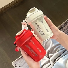 316不锈钢八角咖啡杯户外便携带提绳随手杯高颜值真空保温杯
