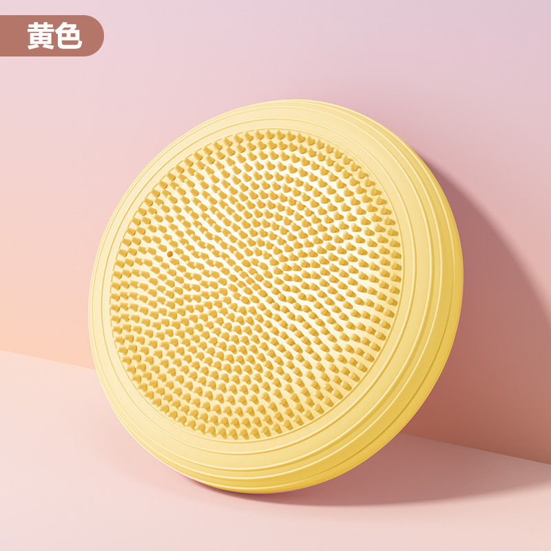 Almohadilla de equilibrio antideslizante Material de pvc almacenamiento portátil engrosado, antideslizante y resistente al desgaste para aliviar la presión Almohadilla de entrenamiento de yoga