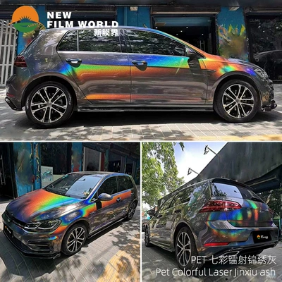 wholesale whole car film body | Automotive Film - colorful-laser-splendid-grey
