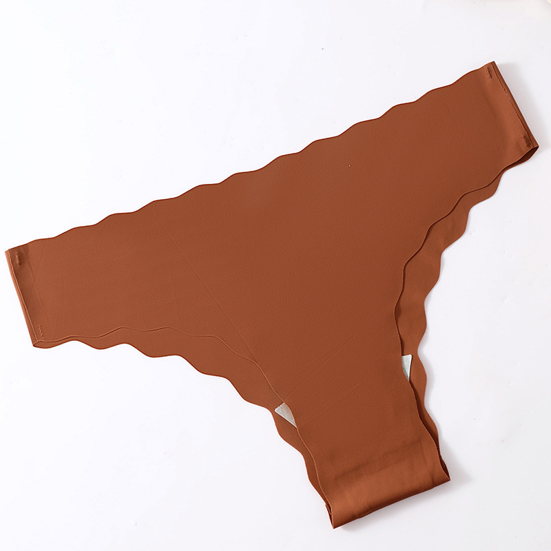 Tangas europeas y americanas de comercio exterior, bragas de seda de hielo, entrepierna de algodón para mujer, bragas sexy de cintura baja, bikini sexy calzoncillos