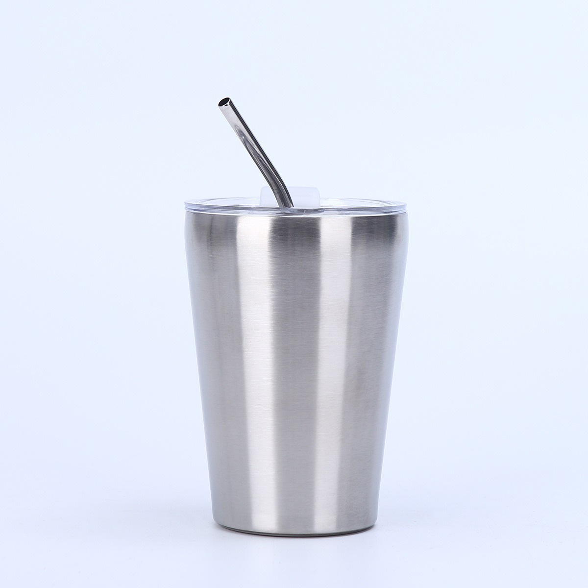 Transfronterizo simple taza de automóvil de 12oz 304 taza de acero inoxidable de doble capa vacío taza portátil logo personalizado