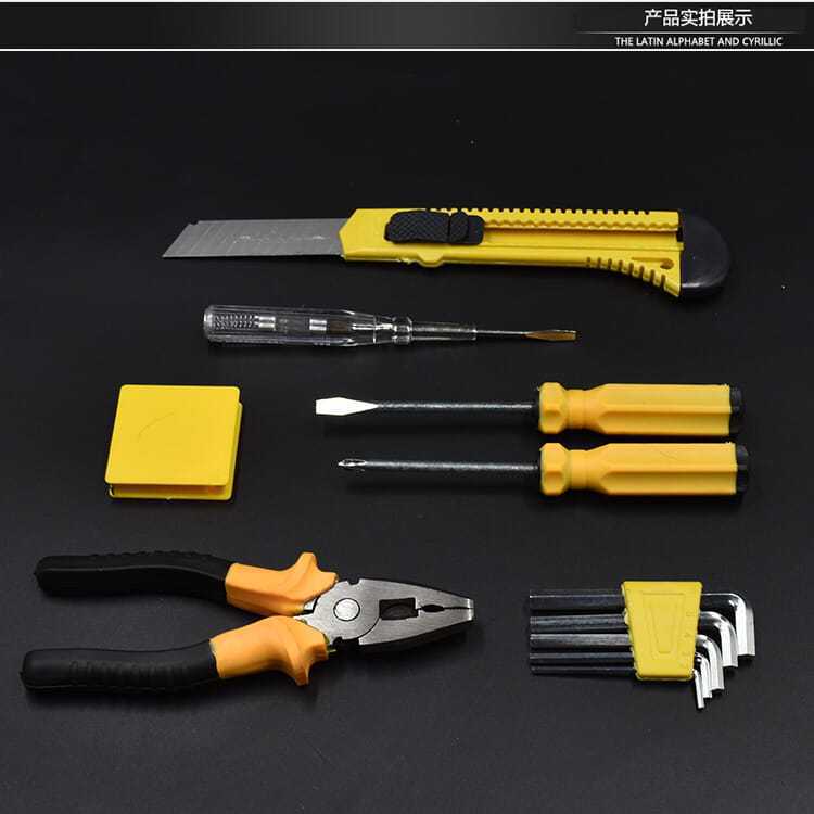 Kit de herramientas de reparación de automóviles para herramientas de motocicleta, caja de herramientas combinadas multifuncionales, kit de reparación de 11 piezas