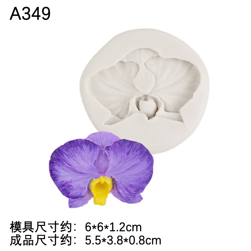 Planta flor molde de silicona epoxi arcilla cerámica suave decoración Fondant chocolate accesorios para hornear