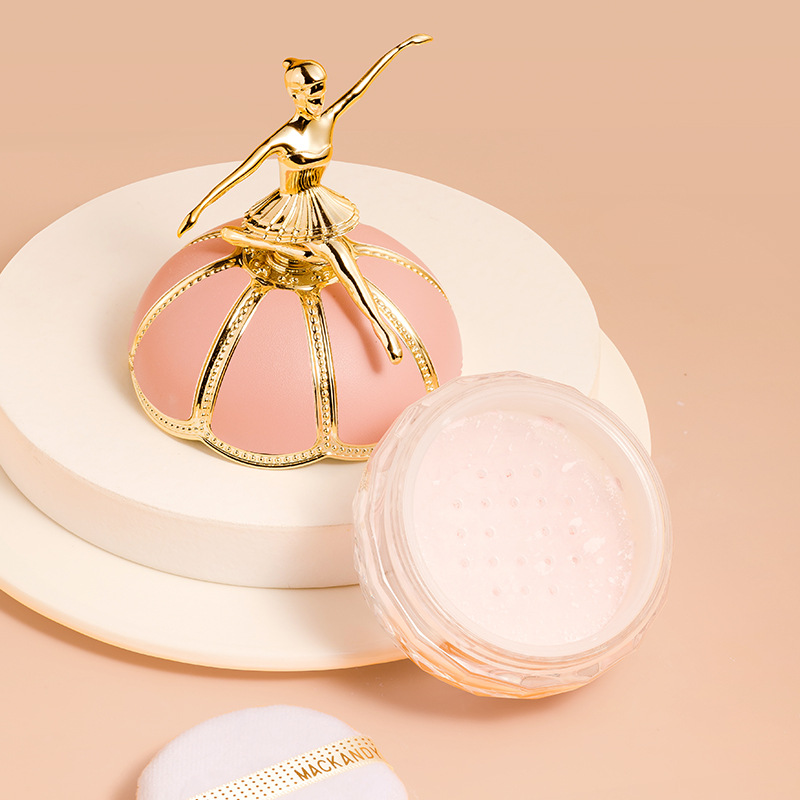 玛可安迪空气感持妆芭蕾舞定妆粉控油光定格底妆抖音快手一件代发