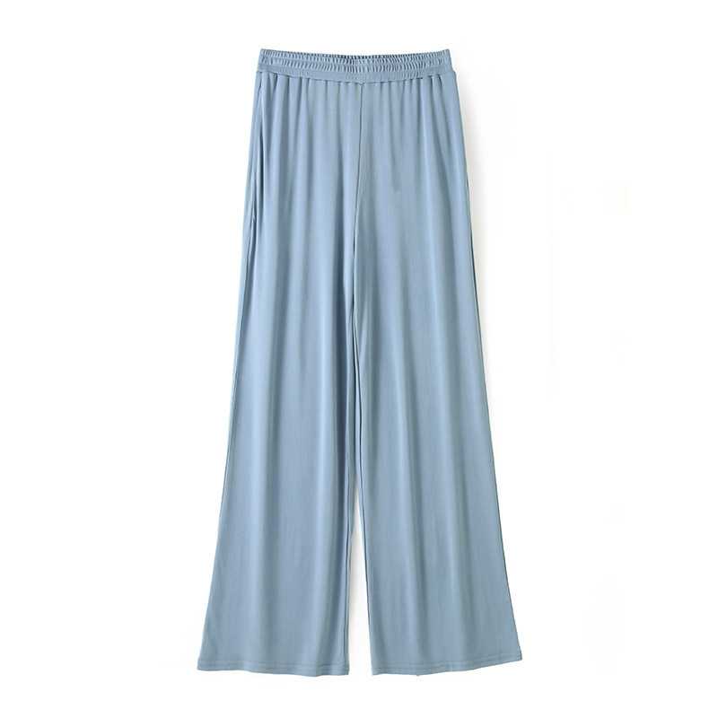 Heavy-weight Mulberry Silk Twisted Long Wide-leg Pants Slimming All-match Silk Breathable Loose plus size Casual Pants for Women Heavy-weight Mulberry Silk Twisted Long Wide-leg Pants Slimming All-match Silk Breathable Loose plus size Casual Pants for Women