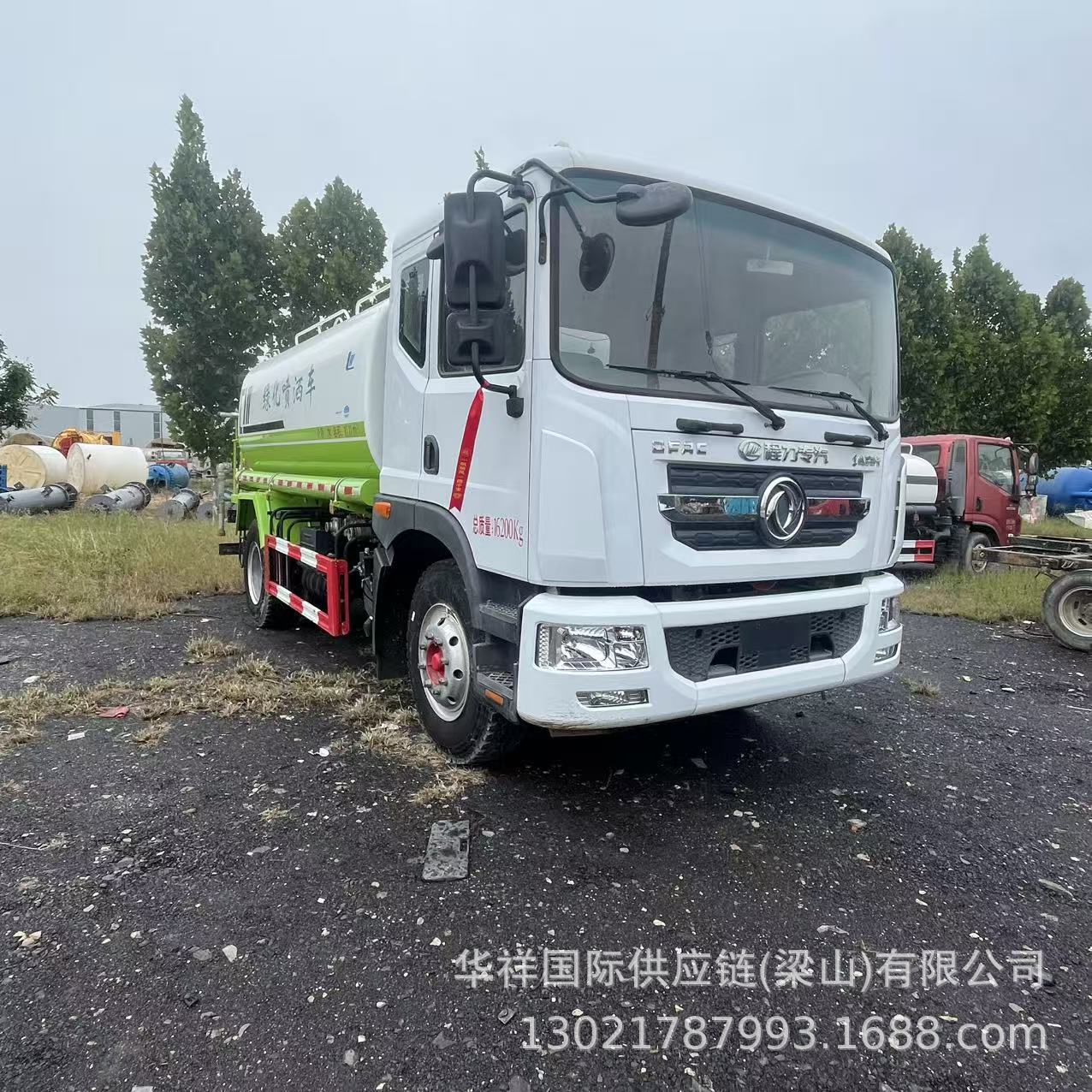 全新库存5方洒水车园林绿化工地道路养护 跨境供应再制造洒水车