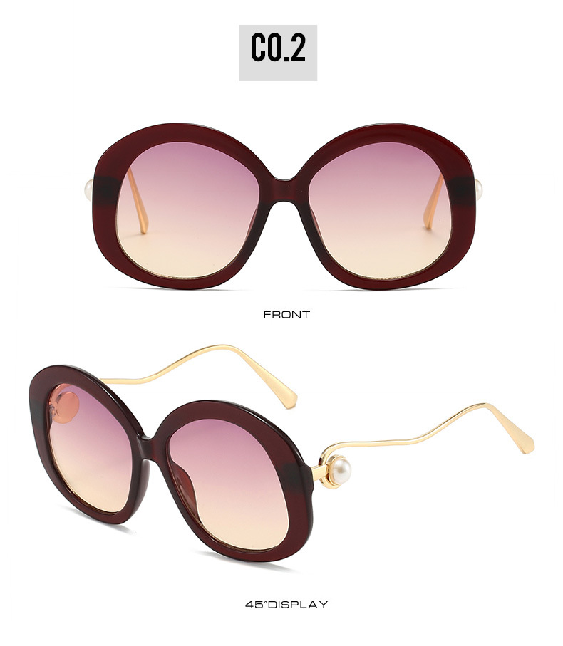 60g Weight Full Frame Glasses Structure Sunglasses Classification Ac, UV400 Protection Lens Material Round Frame Glasses Style Outdoor, Travel Occasion Color Block Pattern All Seasons Season Women's Gender Vacation, Simple Style Style Vacation Simple Style Color Block Ac UV400 Protection Round Frame Full Frame Women's Sunglasses 11