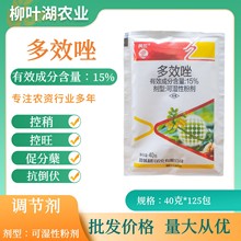 黄龙15%多效唑粉剂40克 花生油菜水稻控旺多效唑整箱批发