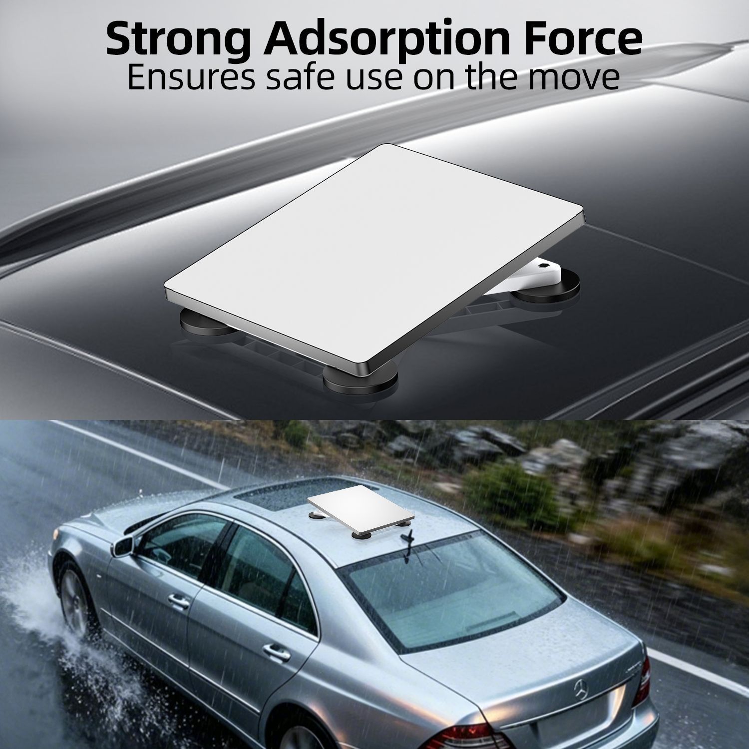 Cross-border hot item For star mini car roof magnetic mount ABS magnetic 66mm heat-resistant portable mount
