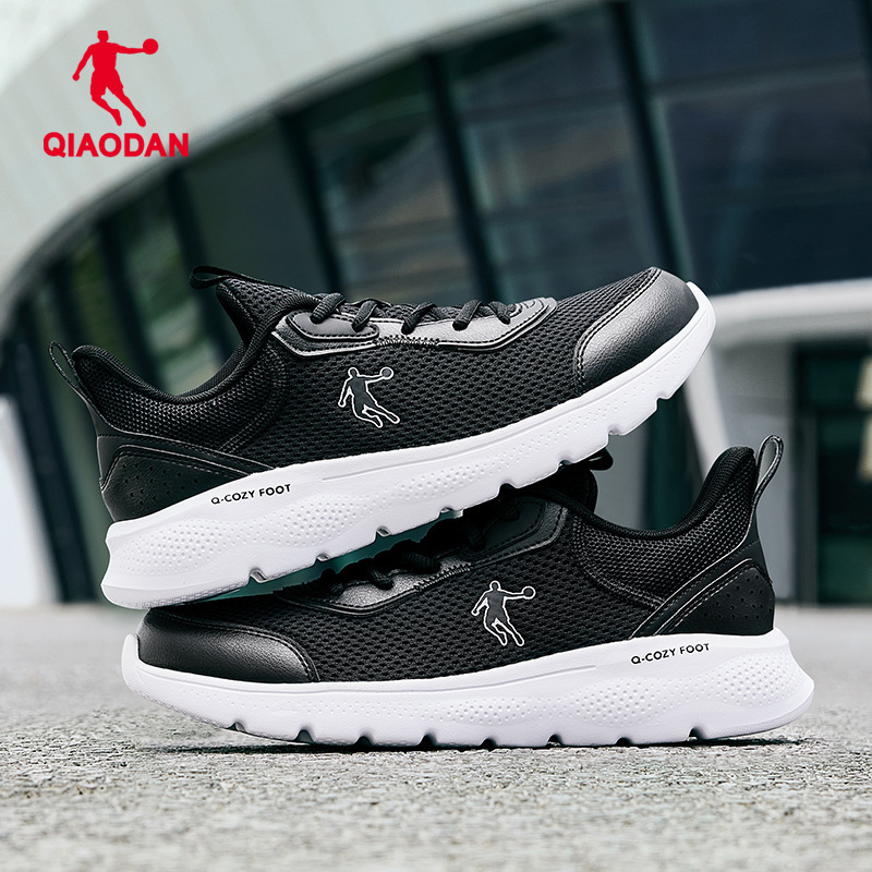 Jordan Sports Shoes Running Shoes Summer Mesh Breathable Shock-Absorbing Black Lightweight Soft-Soled Jogging Shoes Junior High School Girls' Shoes Jordan Sports Shoes Running Shoes Summer Mesh Breathable Shock-Absorbing Black Lightweight Soft-Soled Jogging Shoes Junior High School Girls' Shoes