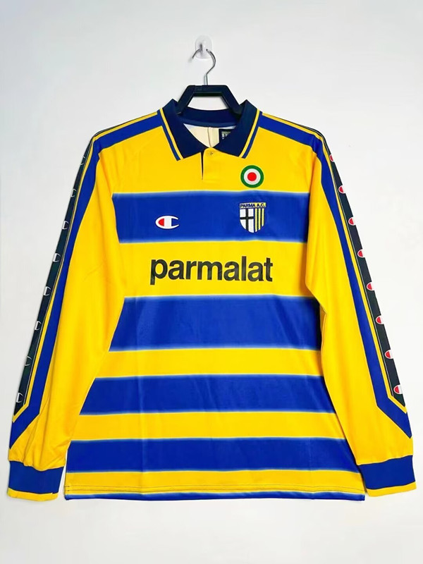 Champion x Parma A.C. Retro 1999/00 Home Long-Sleeve Jersey Yellow/Blue