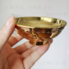 goods in stock Golden Bowl 3 Set of parts Golden Bowl Spoon Golden Chopsticks suit Will pin support customized LOGO