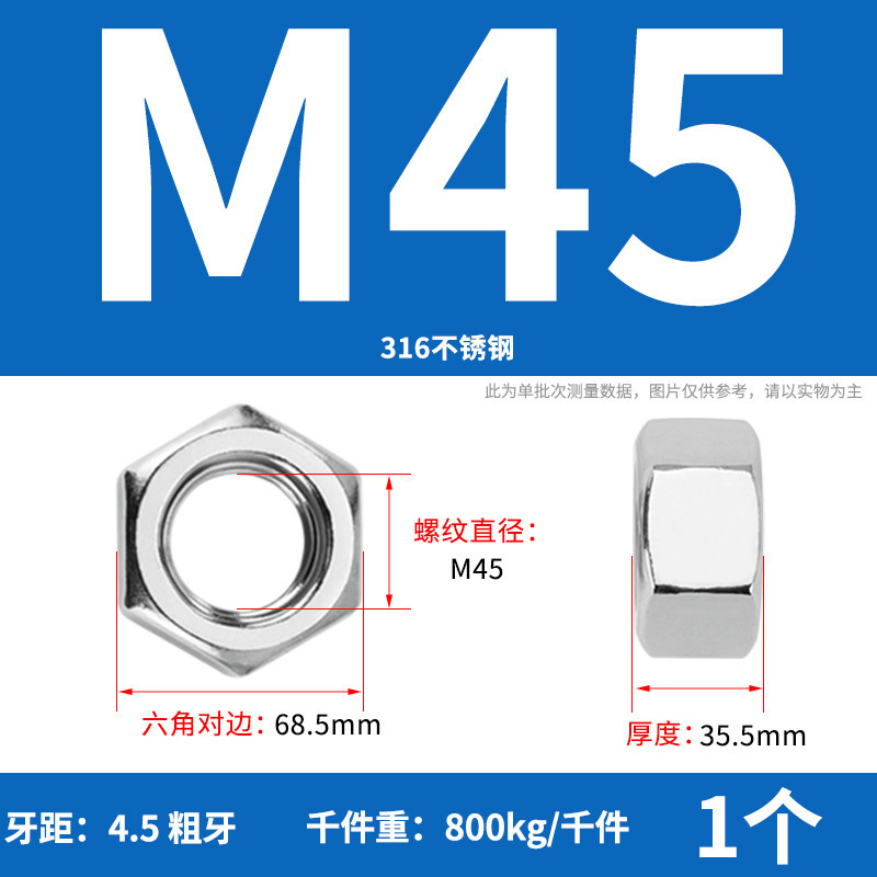 【六角ナット】304ステンレス六角ナット 六角ナット 高強度ナット ナットの仕様が揃っています|undefined