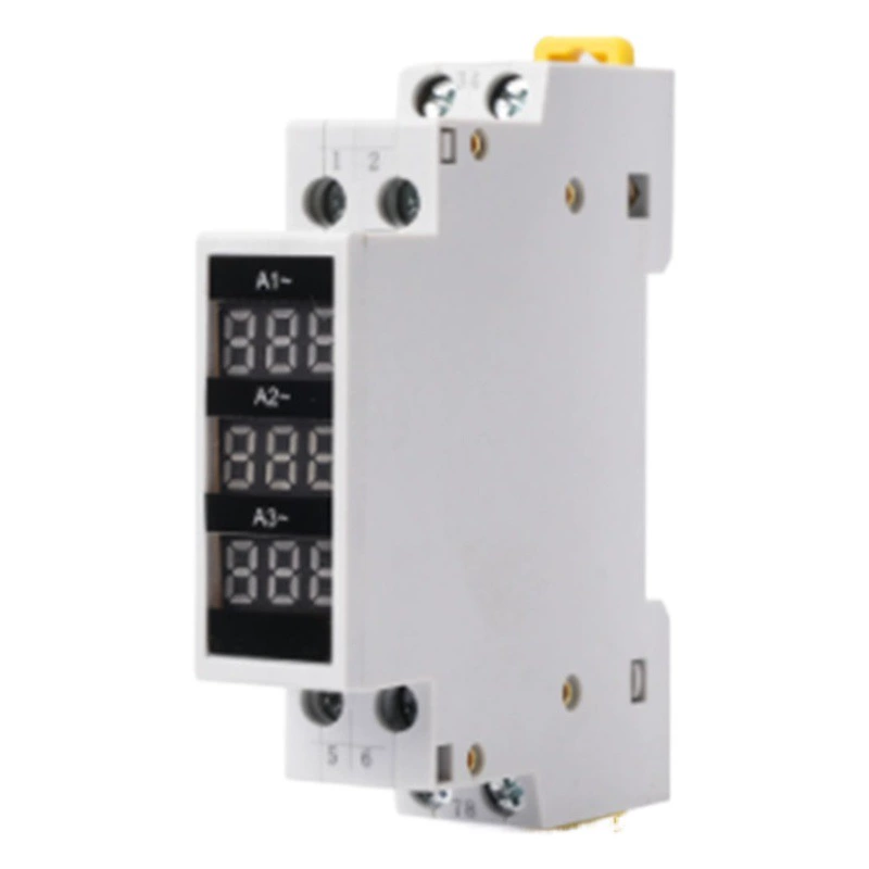 Направляющая три Амперметр 1-100А номер видеокарта направляющая установлен амперметр