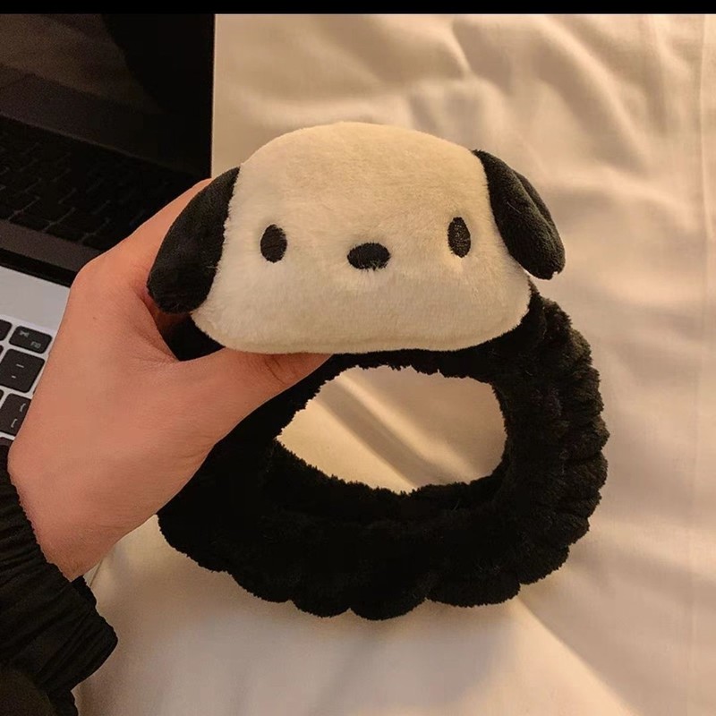 卡通洗脸毛绒发箍发带女可爱卡通公仔显脸小压发发箍搞怪学生发饰|undefined