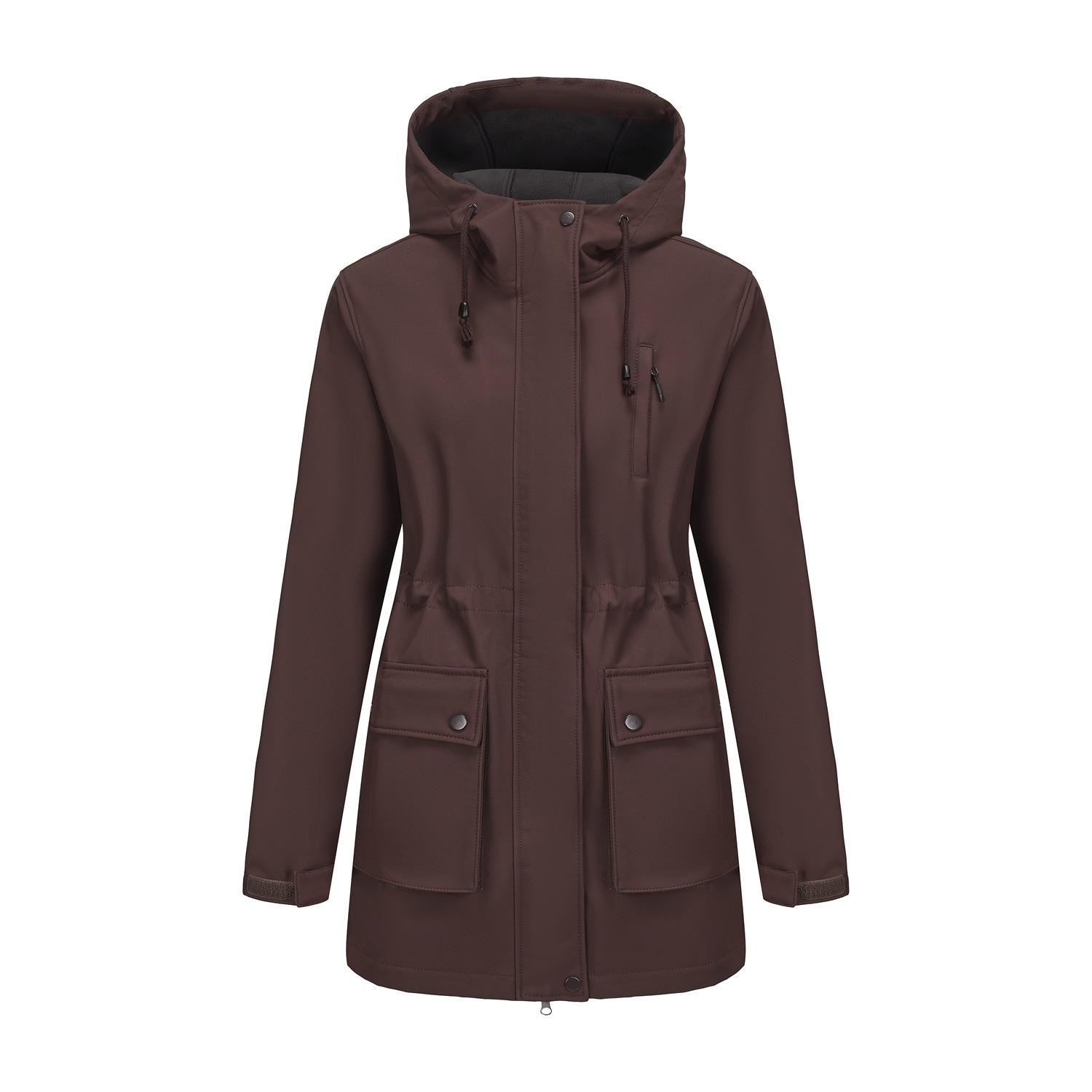 Waterdichte windjack met capuchon voor dames - lichtgewicht regenjas voor herfst en winter (EU-maten S-XXXL)_voghion.com