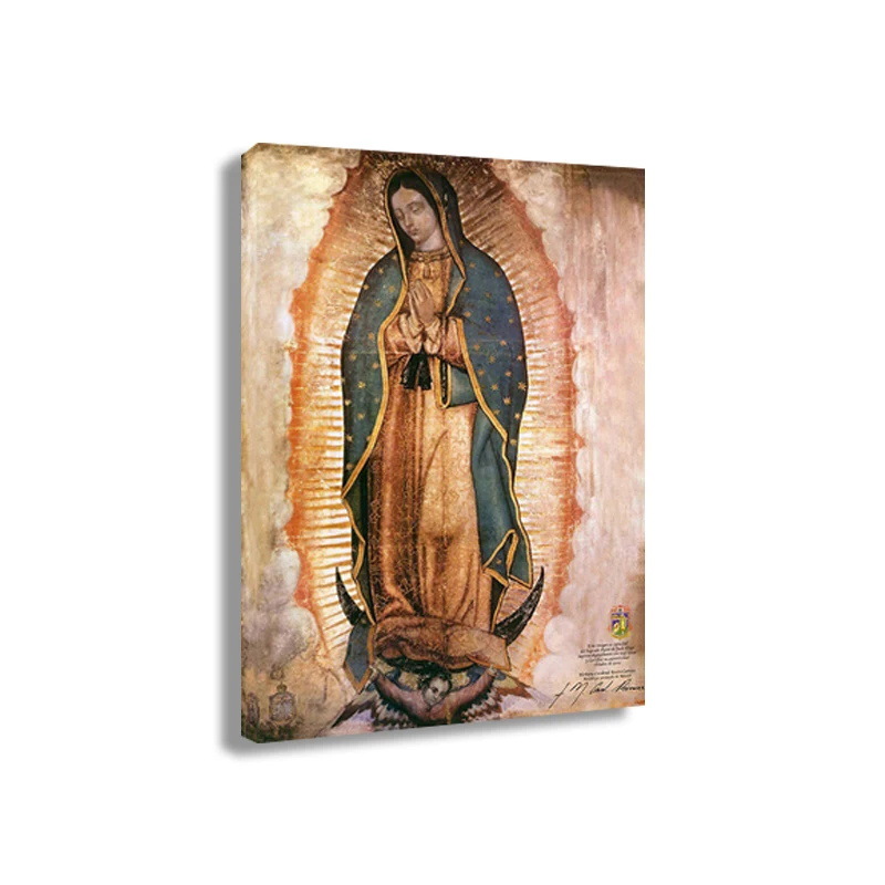 México Guadalupe Nuestra Señora Fábrica de pintura al óleo Venta al por mayor de carteles de inyección de tinta de alta definición Suministro de comercio exterior Amazon