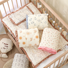 婴儿褥子褥垫枕头儿童床褥棉花垫子芯宝宝垫被铺幼儿园床垫午睡枕