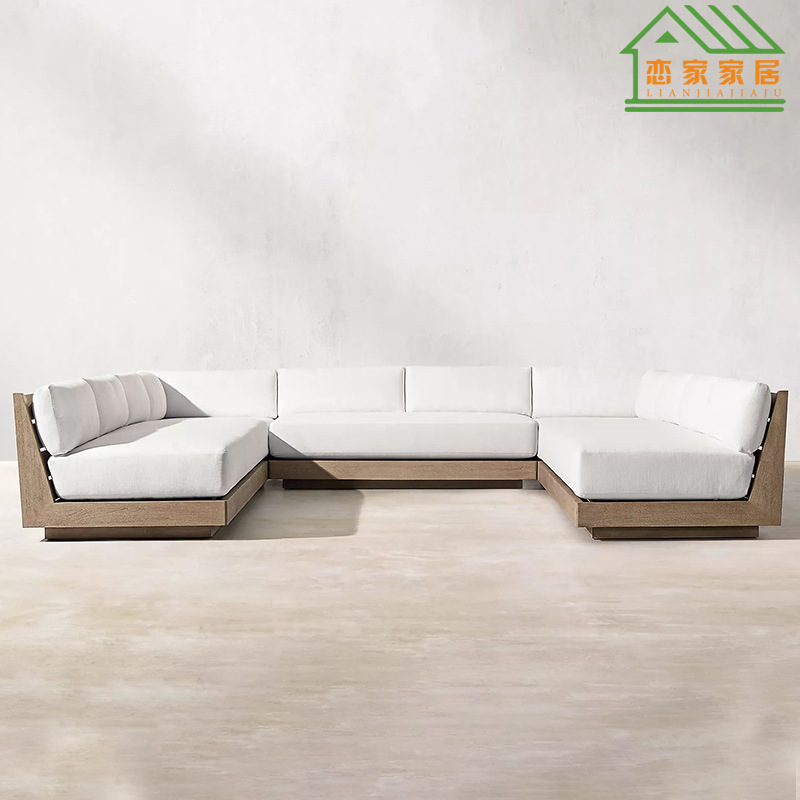 Ventas directas de la fábrica Myanmar teca al aire libre cama plegable playa reclinable Villa Club doble reclinable muebles de ocio