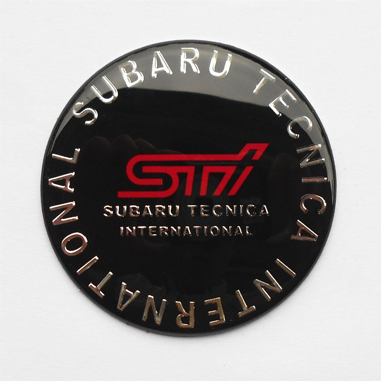 Etiqueta decorativa del logotipo del automóvil Etiqueta engomada del automóvil de metal Etiqueta de modificación del volante Etiqueta del cubo de la rueda Etiqueta del automóvil de cada marca 65mm