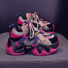 今年流行鞋子2025老爹鞋女新款秋冬爆款厚底增高休闲运动轻便女鞋