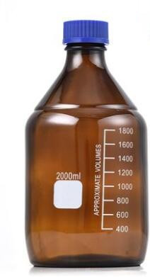棕色小口玻璃瓶 2L 型号 XU911- 2000ML库号 M36198