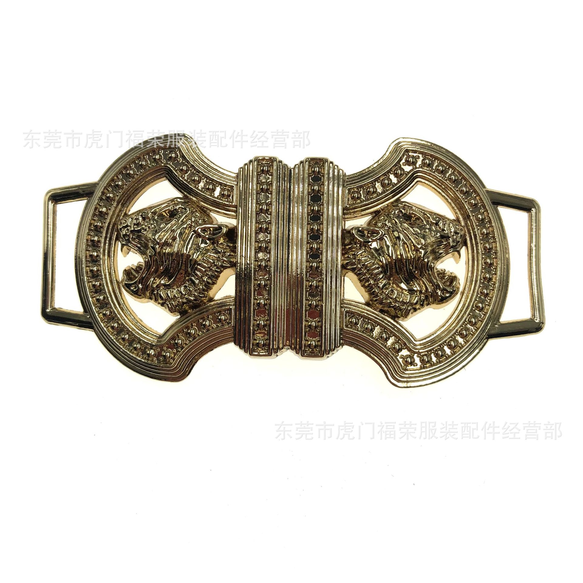 跨境金属对拉扣 豹子头对拉扣 箱包扣 鞋扣 泳衣连接扣服装装饰扣