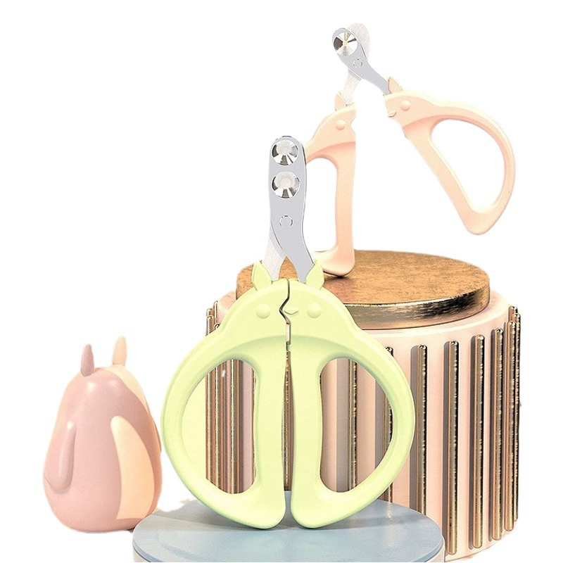 Tiktok горячие продажи ножницы для ногтей Totoro с двойным отверстием, предотвращающие кровотечение, кусачки для ногтей для кошек, слепые ножницы, завод в наличии