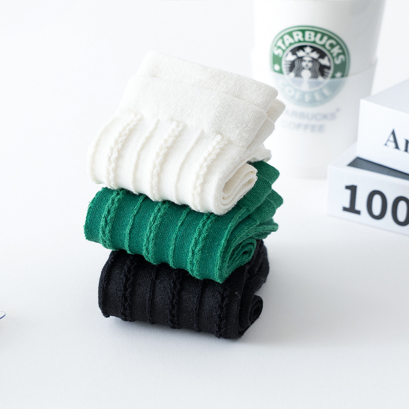 Mujeres de verano delgado estilo universitario calcetines de tela de algodón calcetines de mujer de piel Zhuhai al por mayor