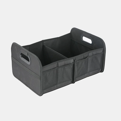 Cross-Border Car Trunk Storage Box Car Foldable Large-Capacity Storage Box Oxford Cloth Car Storage Box (Car storage bag/box) - black-334623-cm