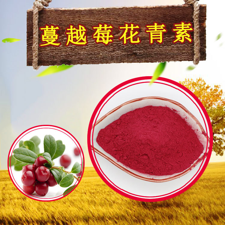 蔓越莓花青素5%25%可出口蔓越莓提取物500g/袋蔓越橘花青素