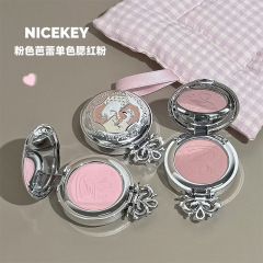 NICEKEY粉色芭蕾单色腮红粉 低饱和哑光雾面腮红显白细腻腮红盘