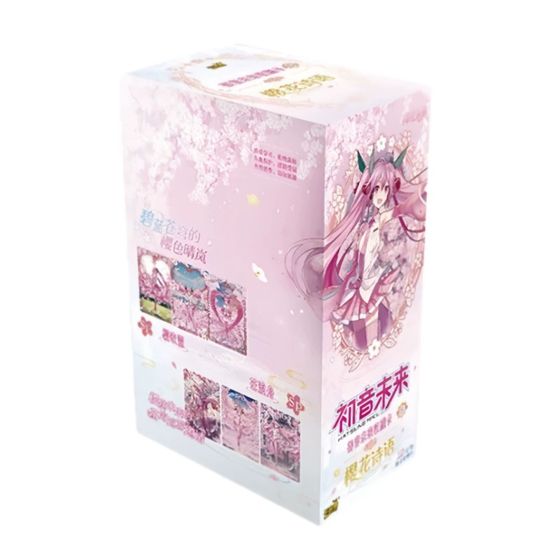 Настольная игра Hatsune Miku Коллекция Карта Сакура Поэзия Первый взгляд Пакет Пятая редакция 5 карт Карт 10м Пак SP SE