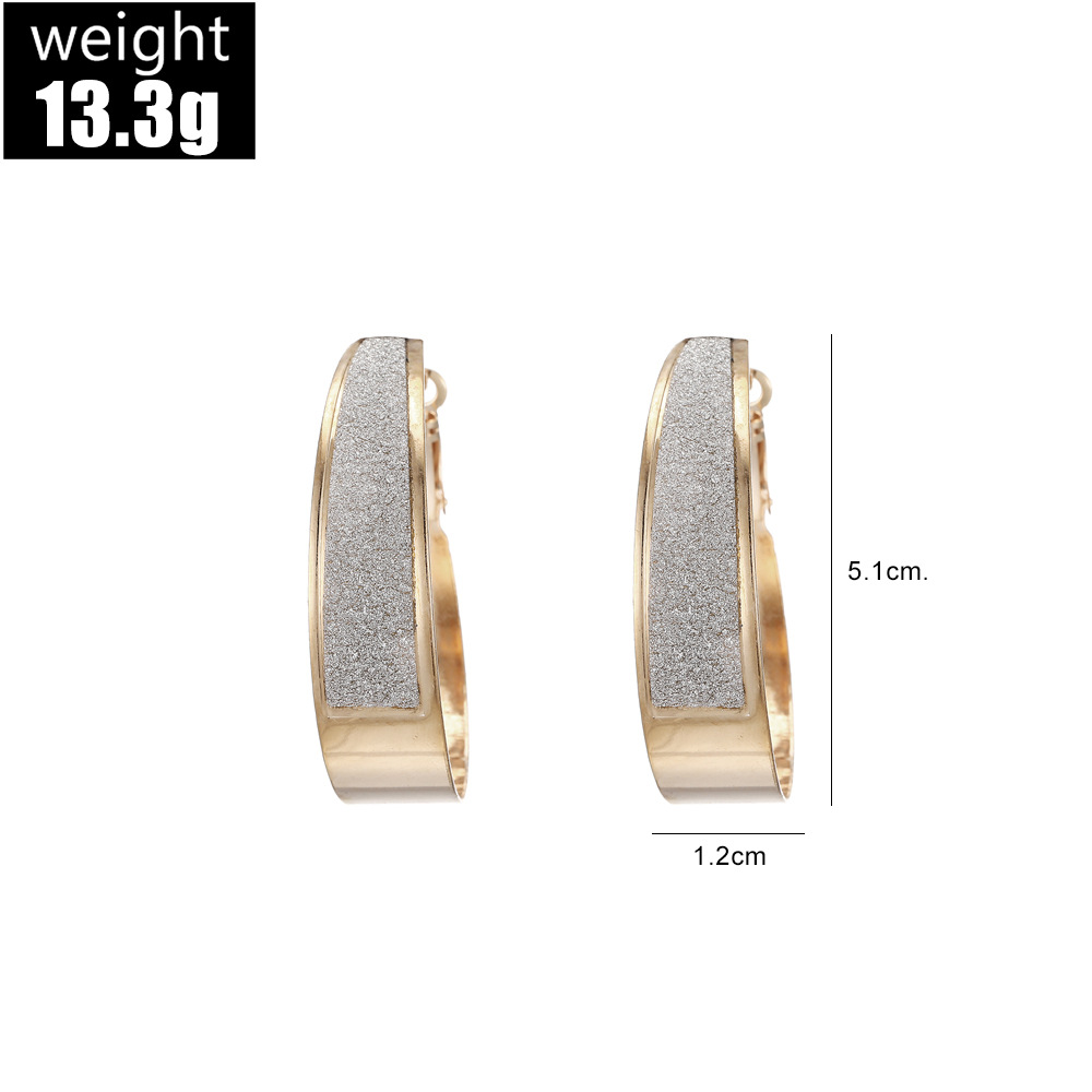 Exaggerated Round Earrings - Fashion Statement
