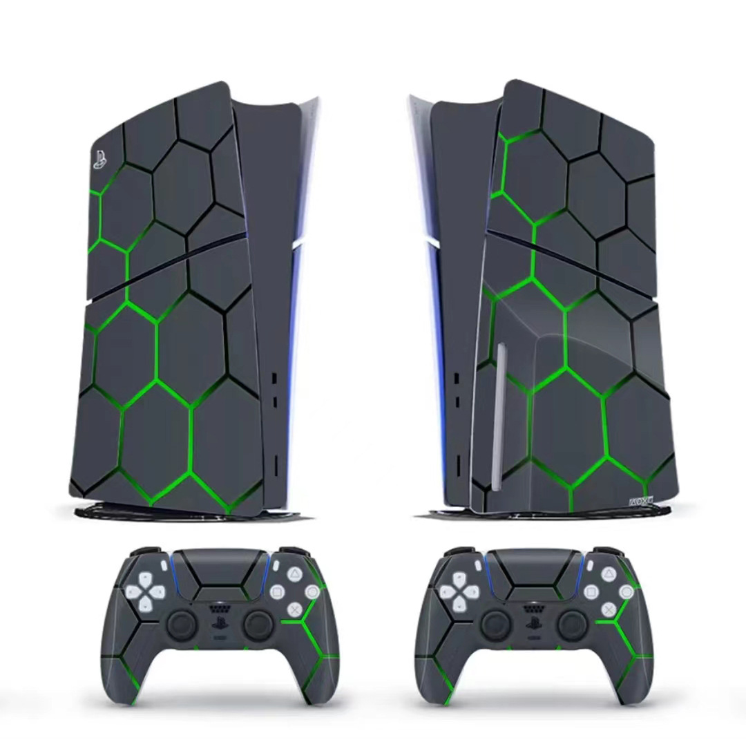 Ps5 delgada película adhesiva película protectora a prueba de arañazos impermeable etiqueta de la piel Unidad óptica digital se puede utilizar