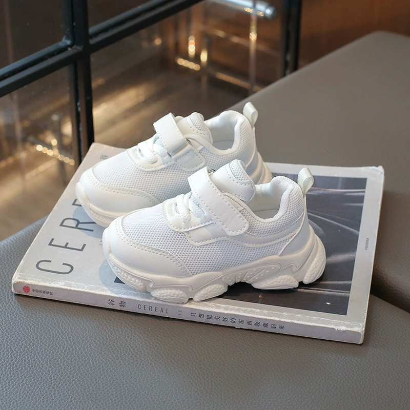 Новый 2025 весна и лето сетчатая поверхность дышащая мягкая подошва детская спортивная обувь для мальчиков и девочек спортивная обувь повседневная обувь одиночная обувь