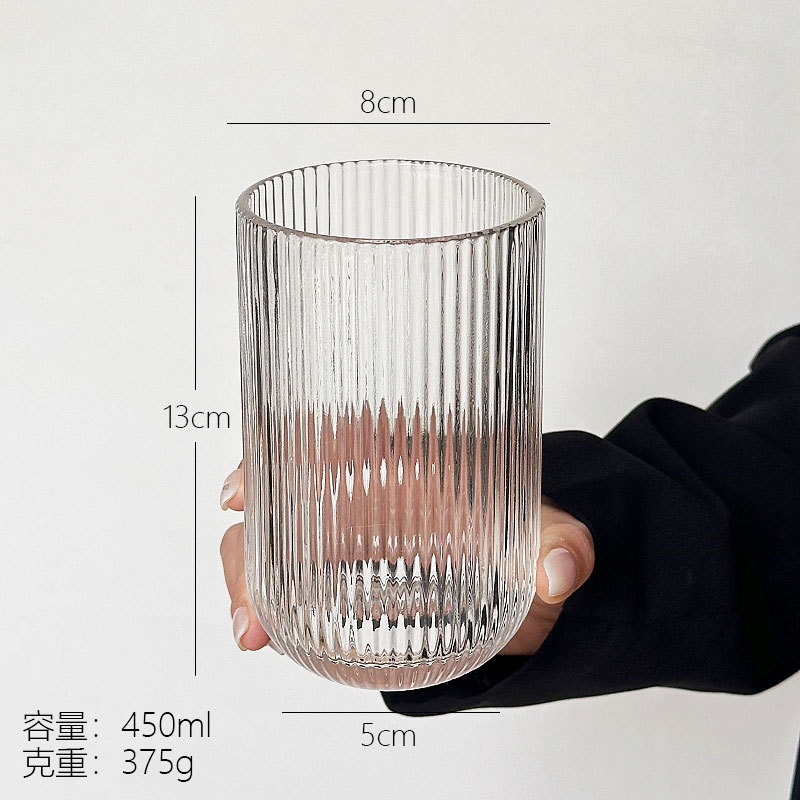 ins vaso de vidrio retro taza de vino vino taza de jugo taza de helado taza de bebida fría taza de agua