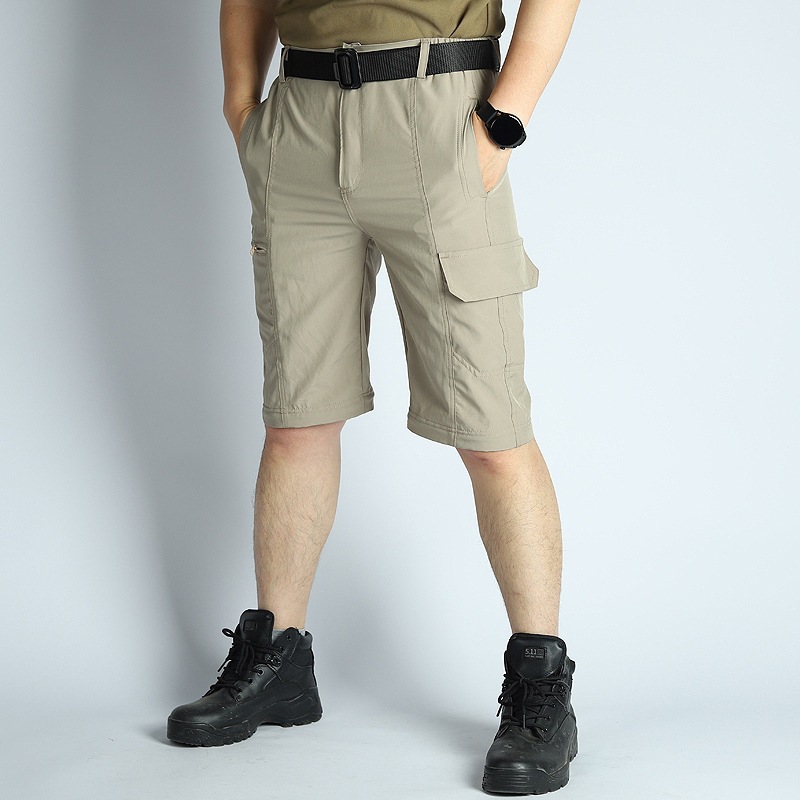 Tactical Work Pants For Men Breathable Detachable Hiking Trousers_voghion.com