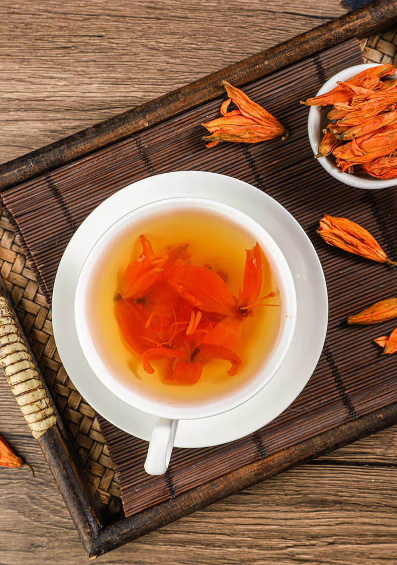 Dried Lily Flower Bai He Hua Herbal Tea 500g Sun-Dried Loose Blossoms for Infusions and Wellness Blends preparation