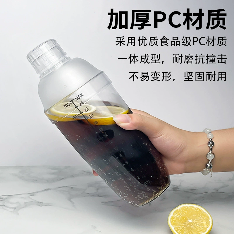 Shaker for a tea shop handmade, set, PC-plastic, material