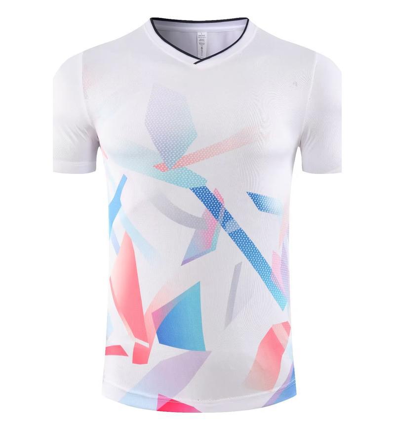 2023 nueva camisa de bádminton deportiva de tenis de mesa de manga corta camisa de entrenamiento puede imprimir bordado 2014