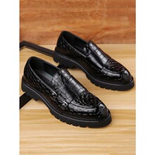 X 82090 Thick Sole Stylist Casual Leather Shoes �������ƤЬ