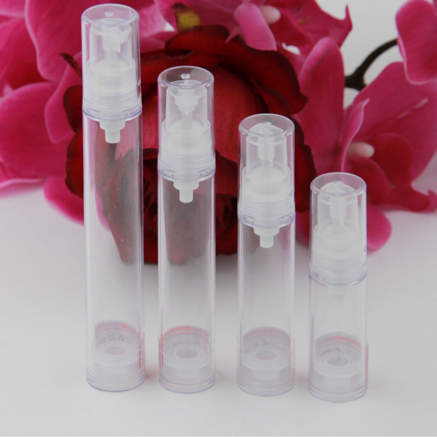 现货供应透明真空瓶 眼霜乳液分装瓶化妆品包装 乳液精华真空瓶