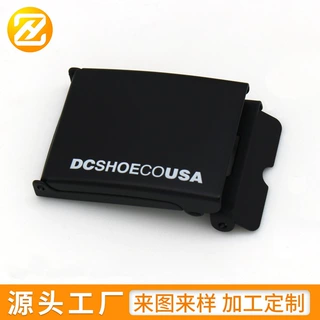 厂家定制户外运动腰带皮带扣高档铁质冲压皮带扣翻盖式金属皮带扣
