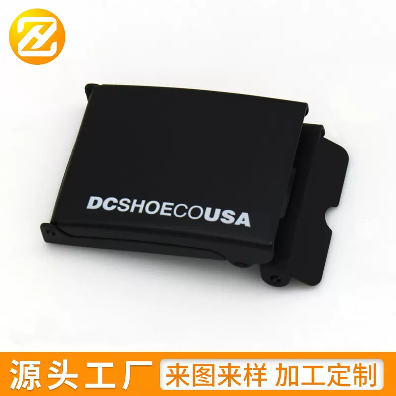 厂家定制户外运动腰带皮带扣高档铁质冲压皮带扣翻盖式金属皮带扣