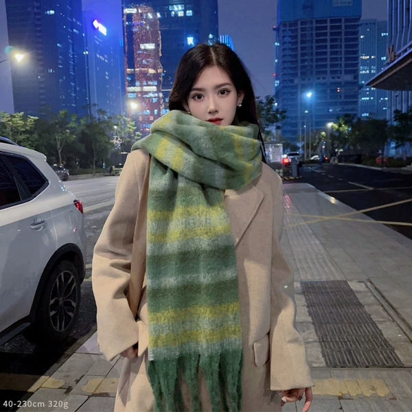 Striped green